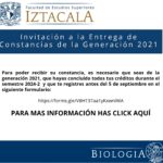 CONSTANCIAS GENERACIÓN 2021